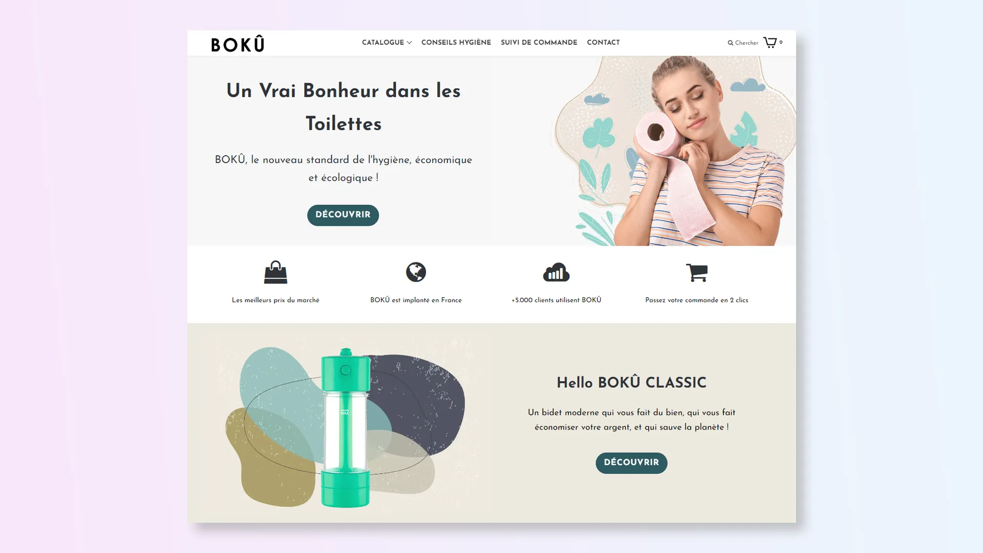 Boku, Hygiène et maison