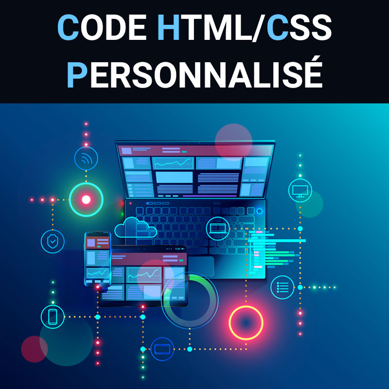 Code Personnalisé HTML/CSS pour Boutique E-Commerce